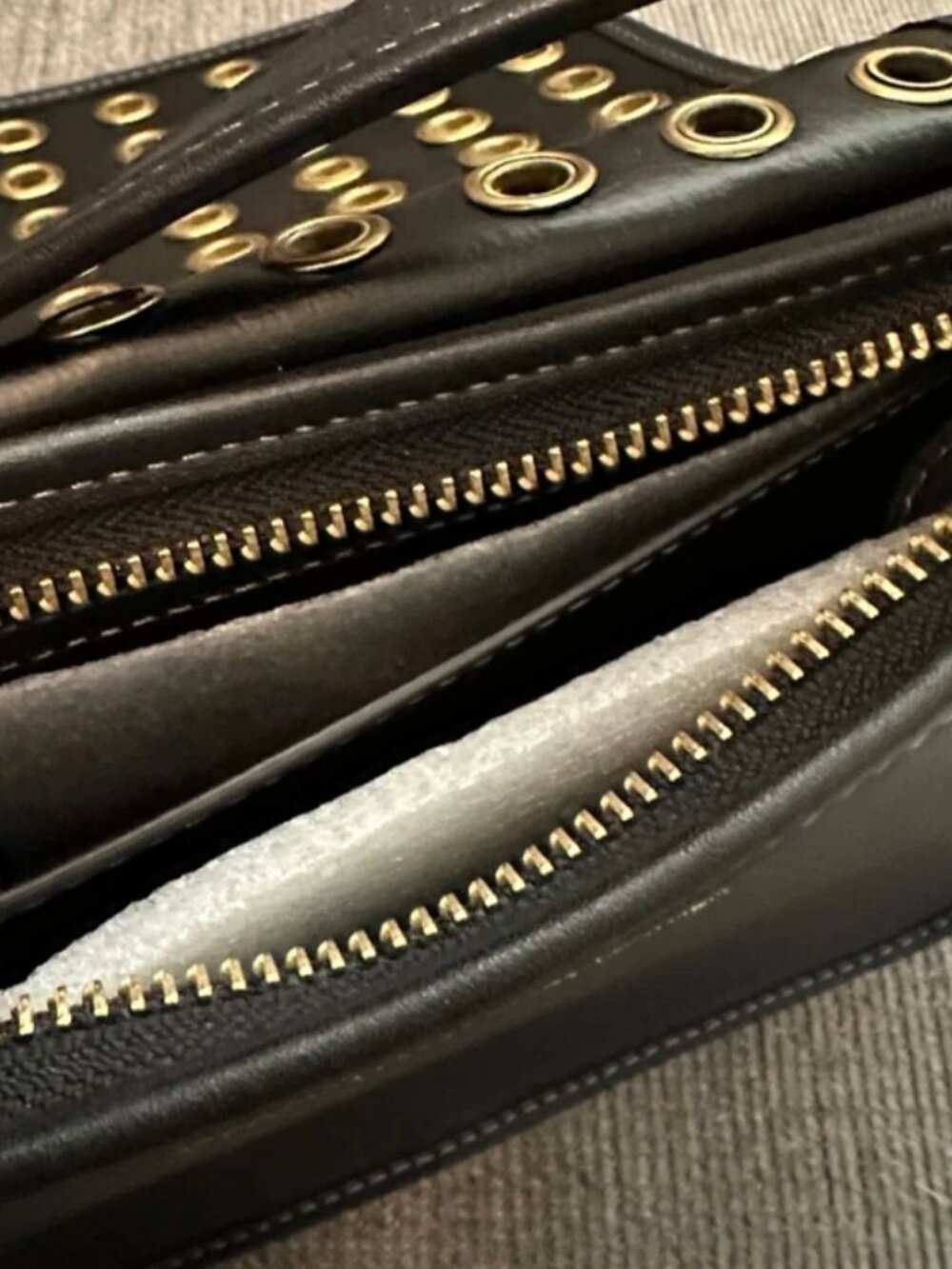 828 Coach Limited Re-Edition Patricia Legacy 19 Bag Black Leather Brass NWT - Picture 12 of 16